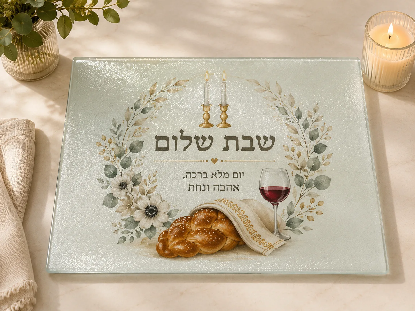 שבת שלום, יום מלא ברכה, אהבה ונחת
